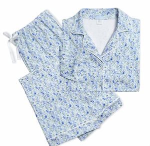 Joy Street Kids Women's Long Pajama Set in Birth Flowers