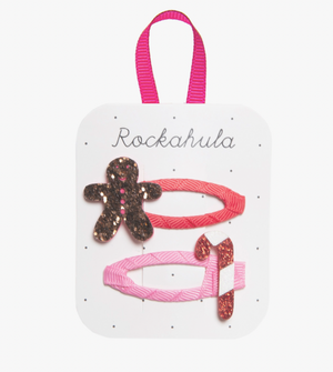 Rockahula Gingerbread and Candy Cane Clips