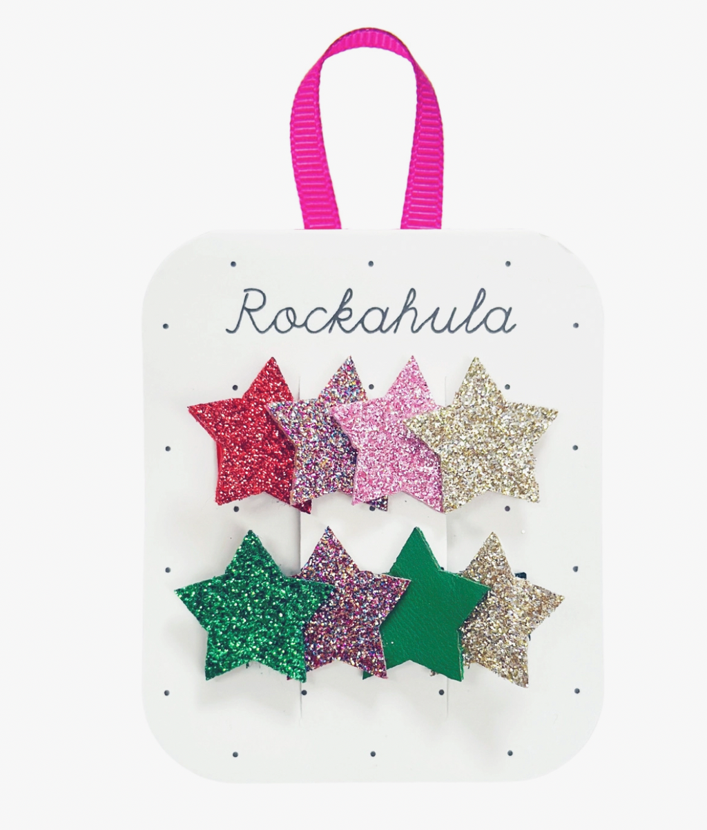 Rockahula Jolly Glitter Star Clips