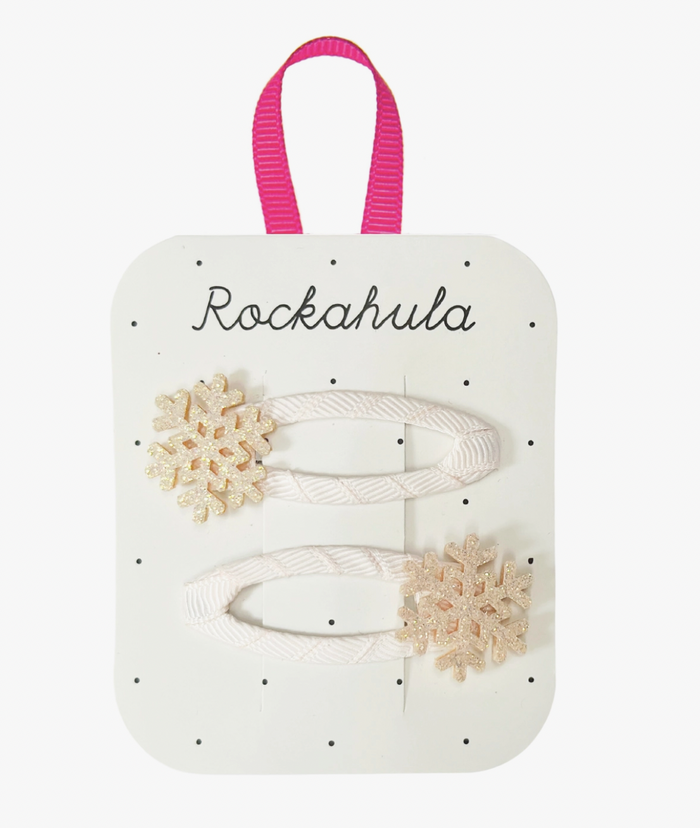 Rockahula Shimmer Snowflake Clips