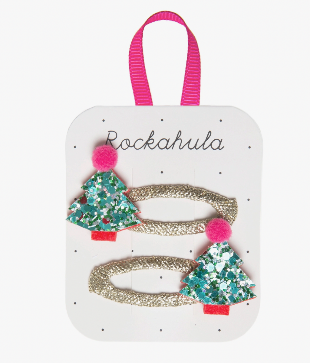 Rockahula Christmas Tree Glitter Clips