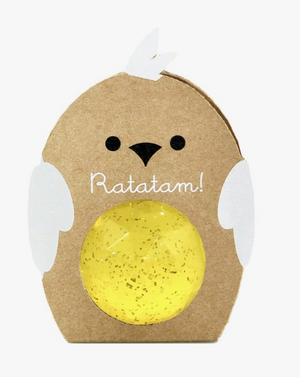 Ratatam 42mm Glitter Bird Bouncing Ball-Multiple Colors