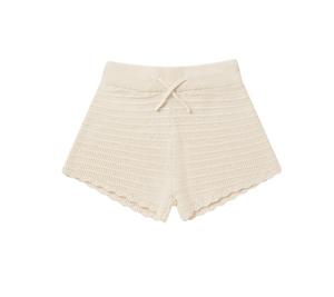 Rylee + Cru Knit Shorts in Natural