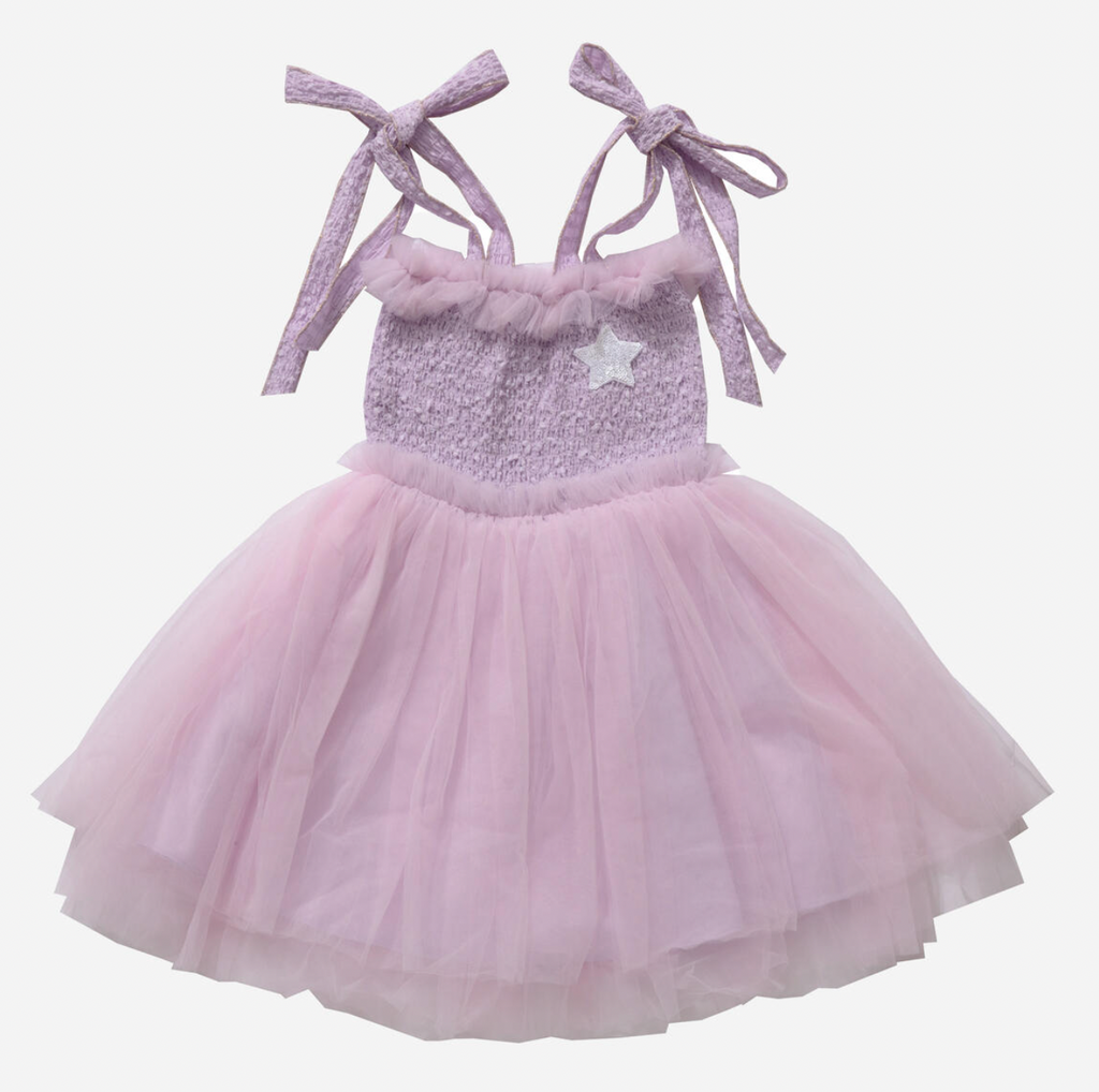 Petite Hailey Hanna Tutu Dress in Lilac