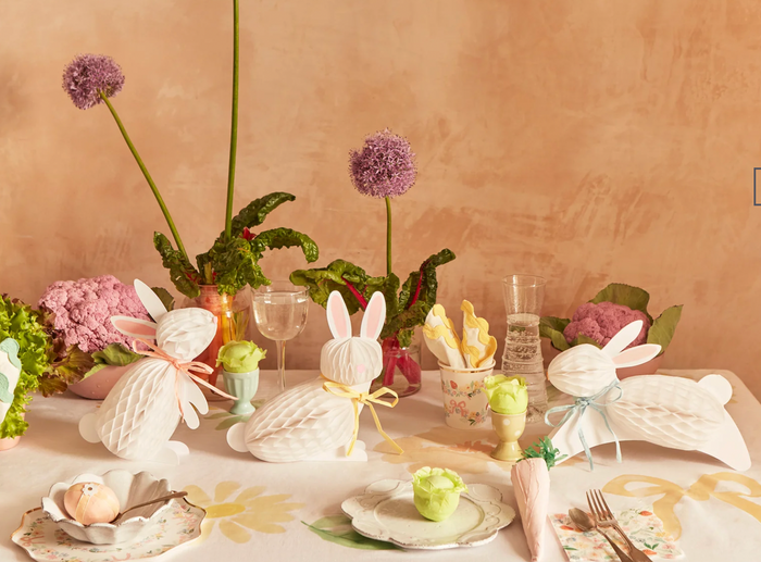 Meri Meri  Bunny Honeycomb Decorations