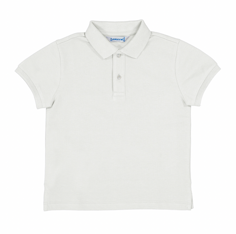 Mayoral Short Sleeve Polo in White