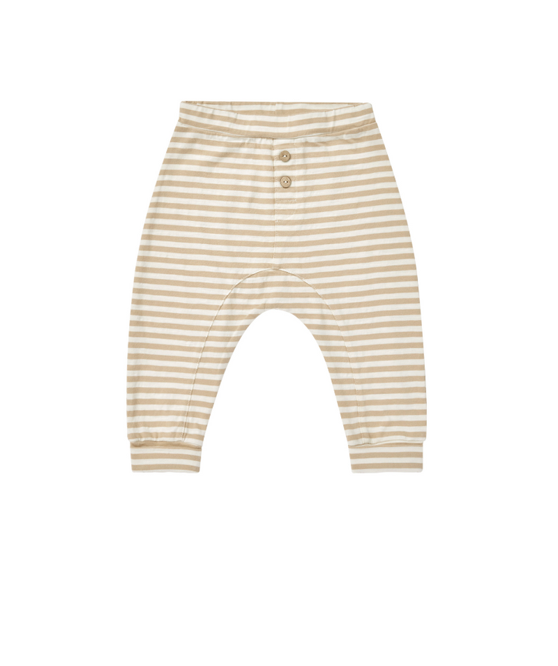 Rylee + Cru Baby Cru Pant in Sand Stripe