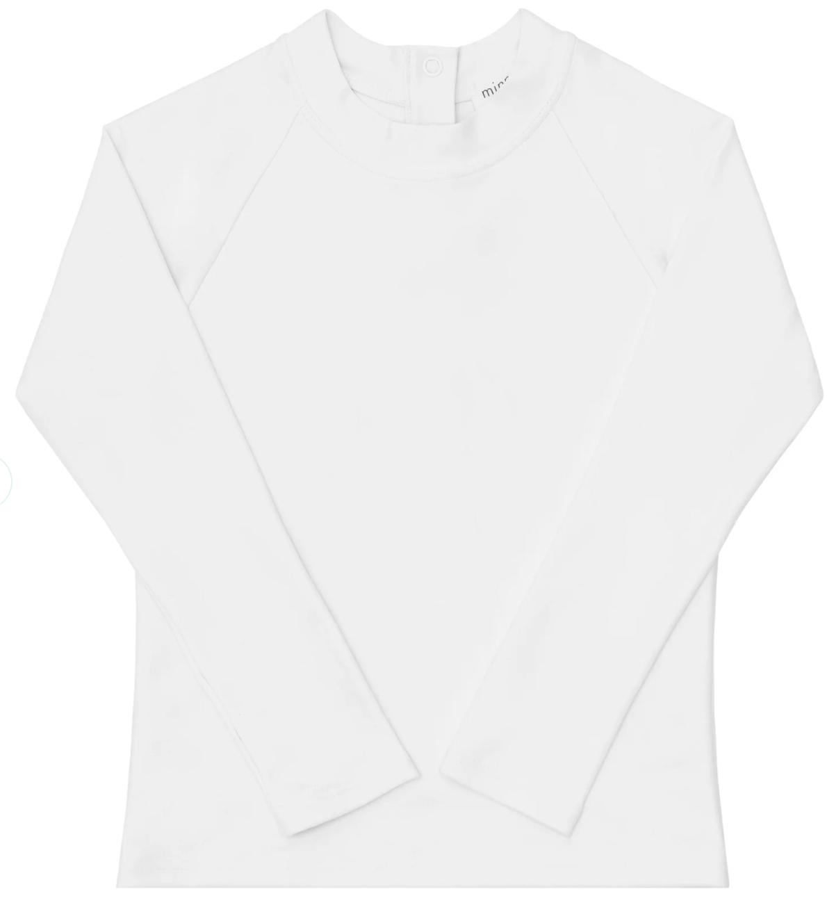 Minnow Unisex Rashguard in Crane White