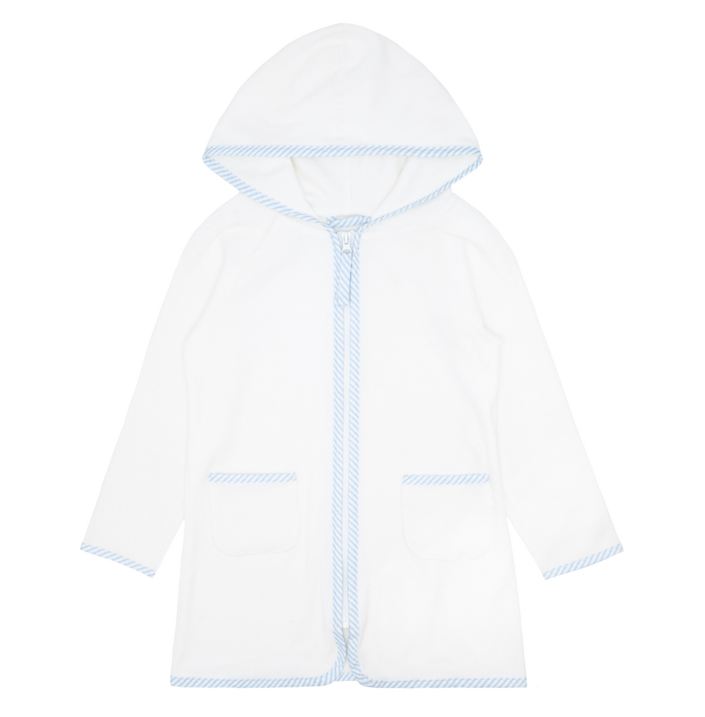 Minnow Unisex French Terry Cover-Up in White
