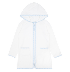 Minnow Unisex French Terry Cover-Up in White