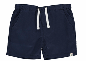 Me & Henry Hugo Twill Shorts in Navy