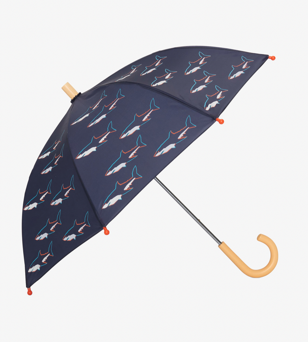 Hatley Shark Color Changing Children's Umbrella