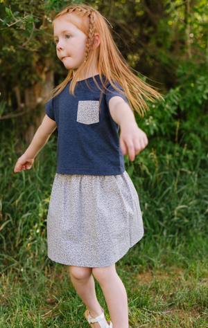 Thimble Reversible Skirt in Inkberry
