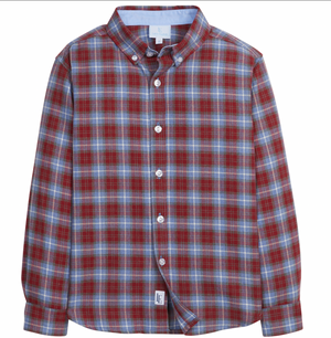 Little English Button Down Shirt in Stafford Plaid