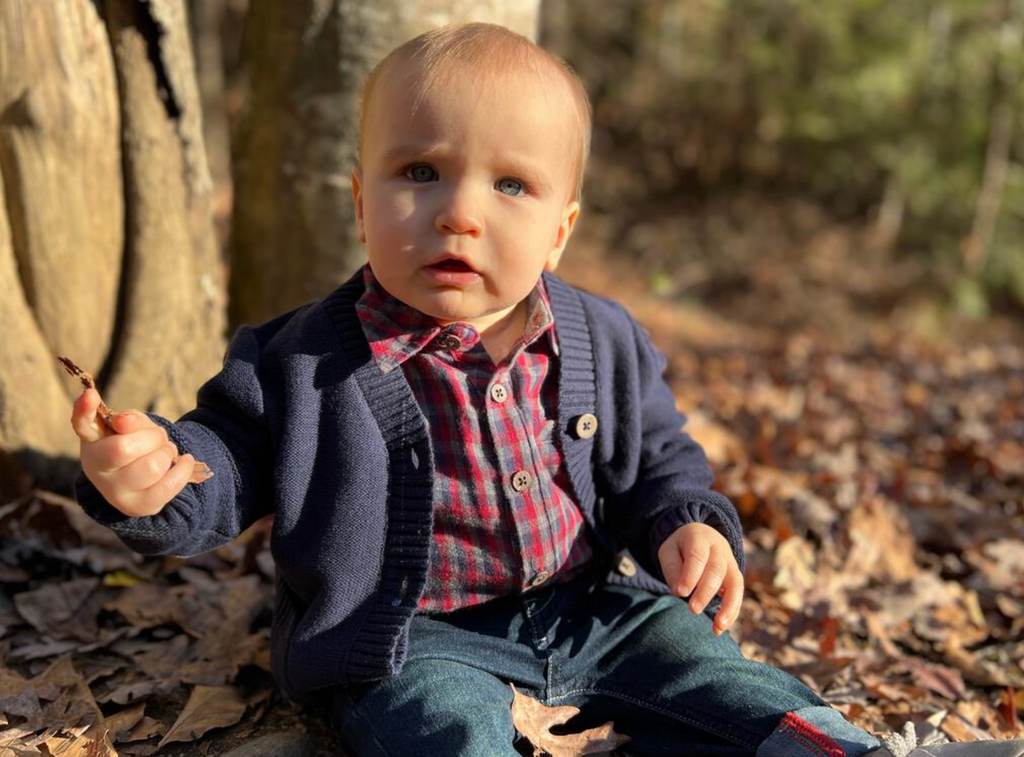 Me & Henry Duncan Cardigan in Navy