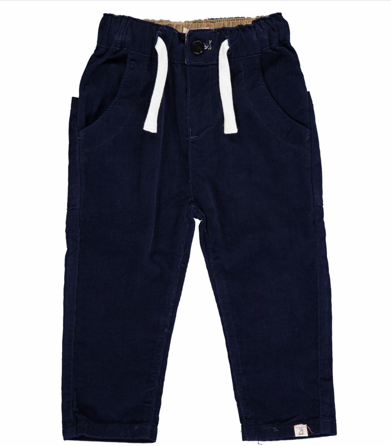 Me & Henry Tally Corduroy Pant in Navy