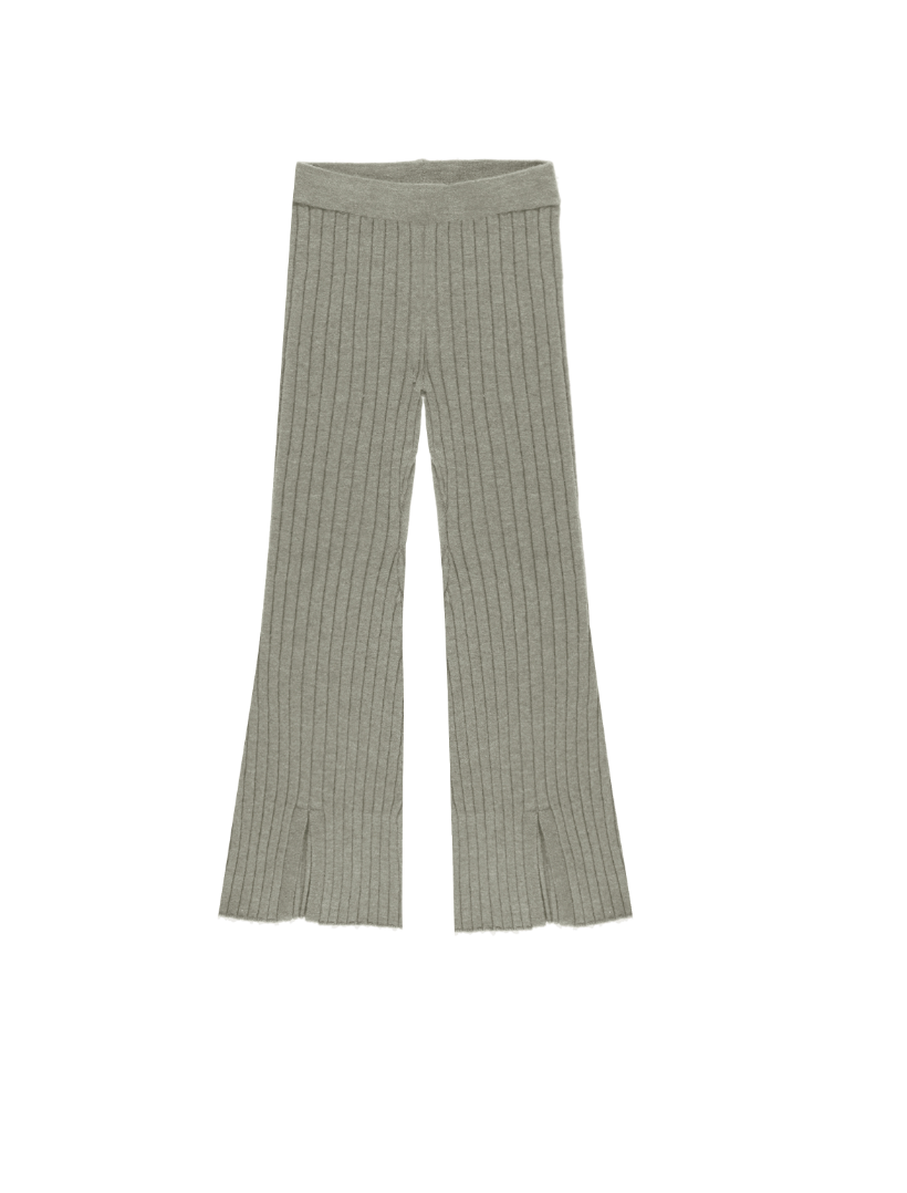 Rylee + Cru Flare Knit Pant in Laurel