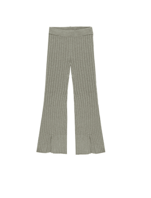 Rylee + Cru Flare Knit Pant in Laurel