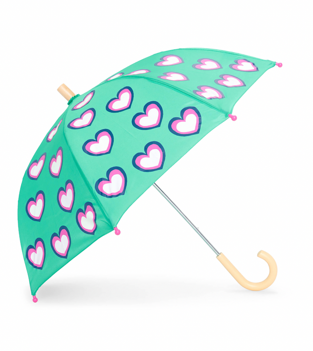 Hatley Color Changing Umbrella in Hearts