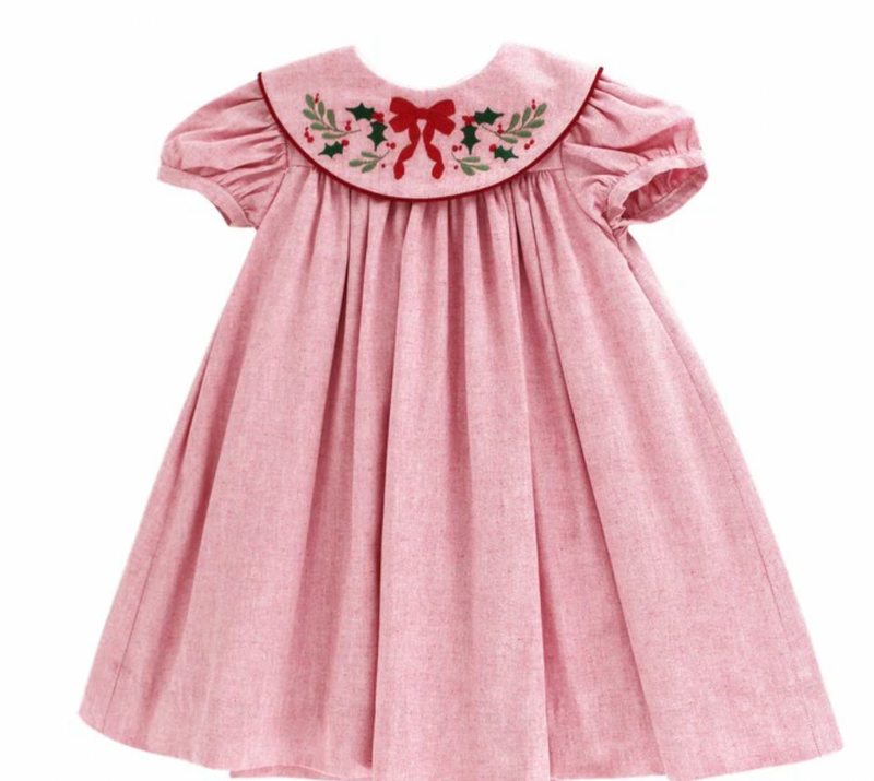 Bailey Boys Baby Holly Red Corduroy Dress