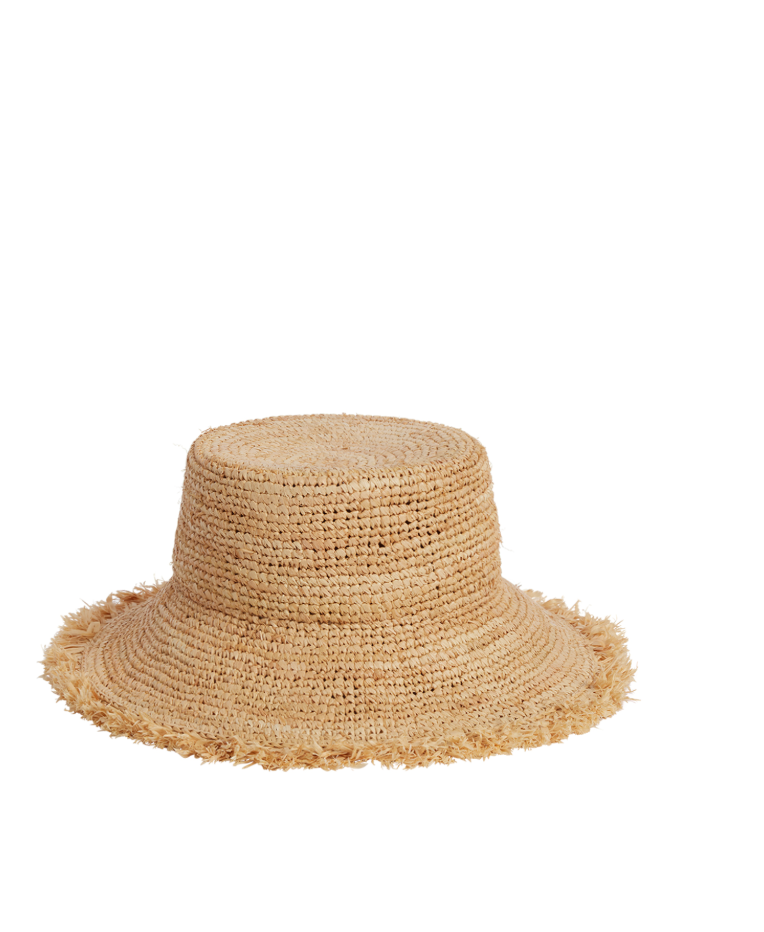 Rylee + Cru Straw Bucket Hat