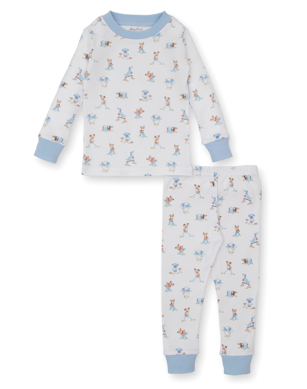 Kissy Kissy Snugfit Pajama Set in Playground Pups