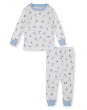 Kissy Kissy Snugfit Pajama Set in Playground Pups