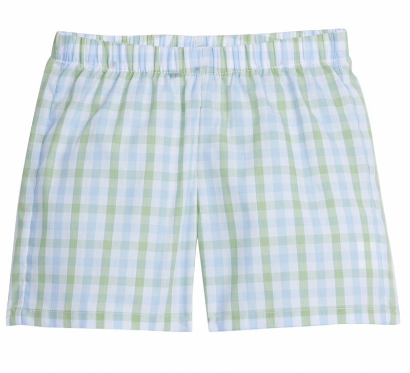 Little English Basic Short in Cheekwood Plaid