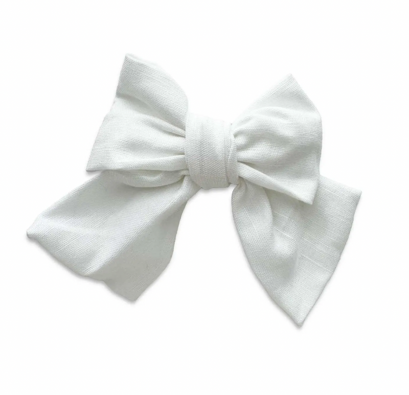 Eva's House Linen Sailor Bow-Multiple Colors!