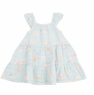 Angel Dear Twirly Sundress in Pretty Seashells