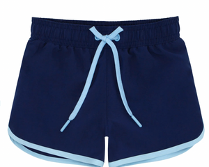 Minnow Navy Boardie with Side Binding