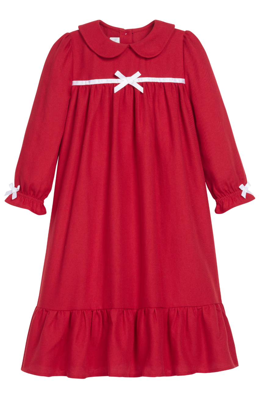 Little English Classic Nightgown in Red