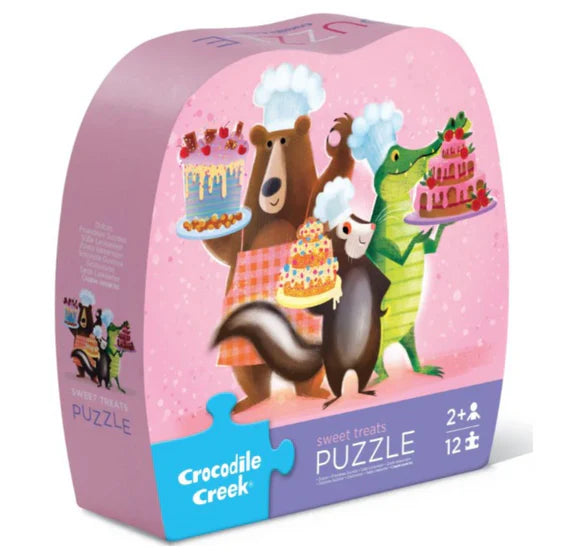 Crocodile Creek 12-pc Mini Puzzle in Sweet Treats