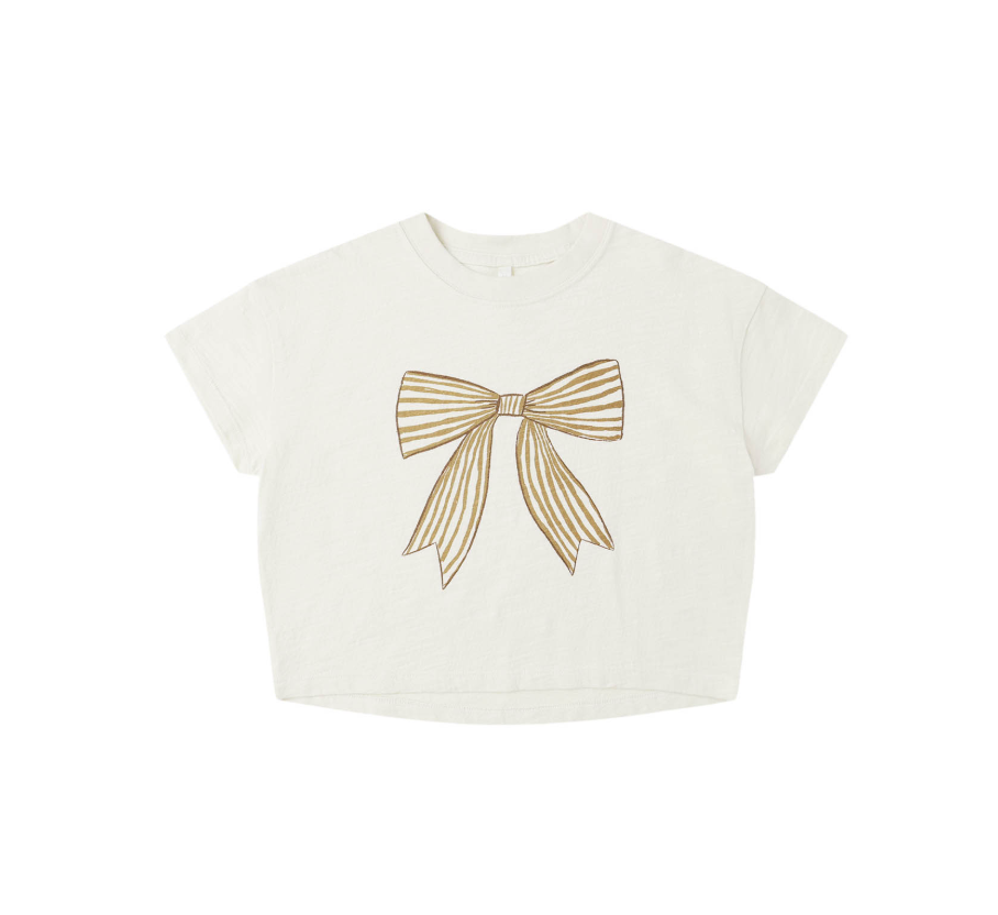 Rylee + Cru Boxy Tee in Bow