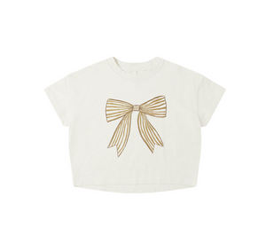 Rylee + Cru Boxy Tee in Bow