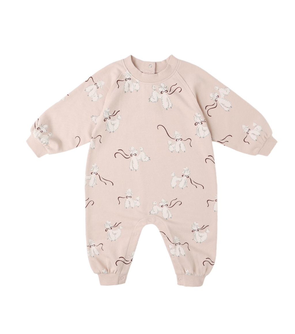 Rylee + Cru Raglan Jumpsuit in Poodles