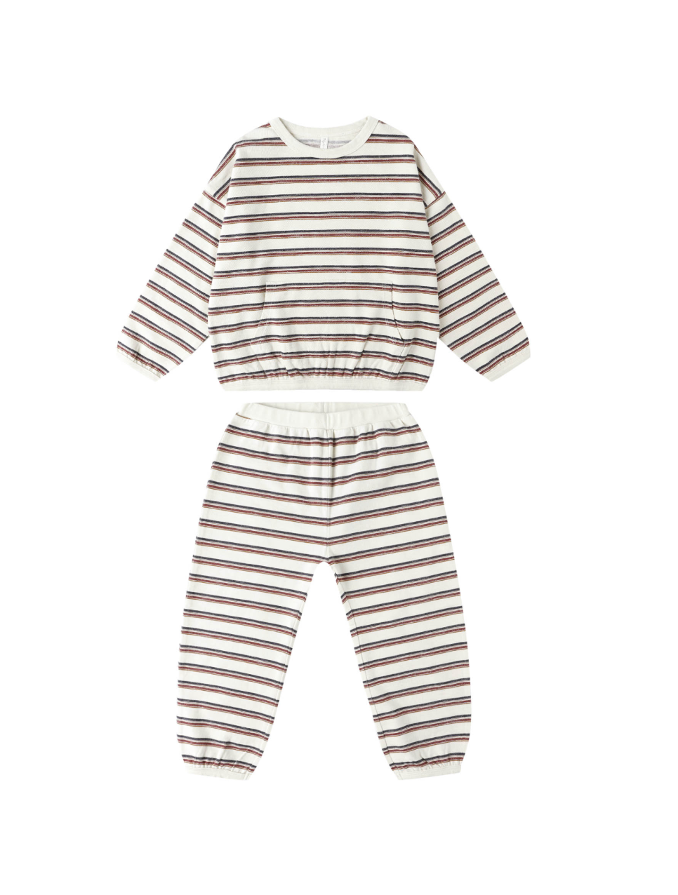 Rylee + Cru Relaxed Set in Vintage Stripe