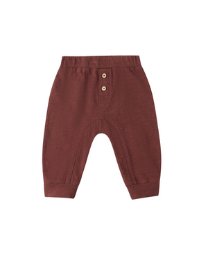 Rylee + Cru Baby Cru Pant in Burgundy
