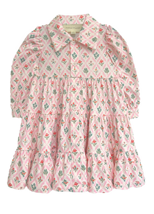 Mabel and Honey Dixie Dress in Pink Floral