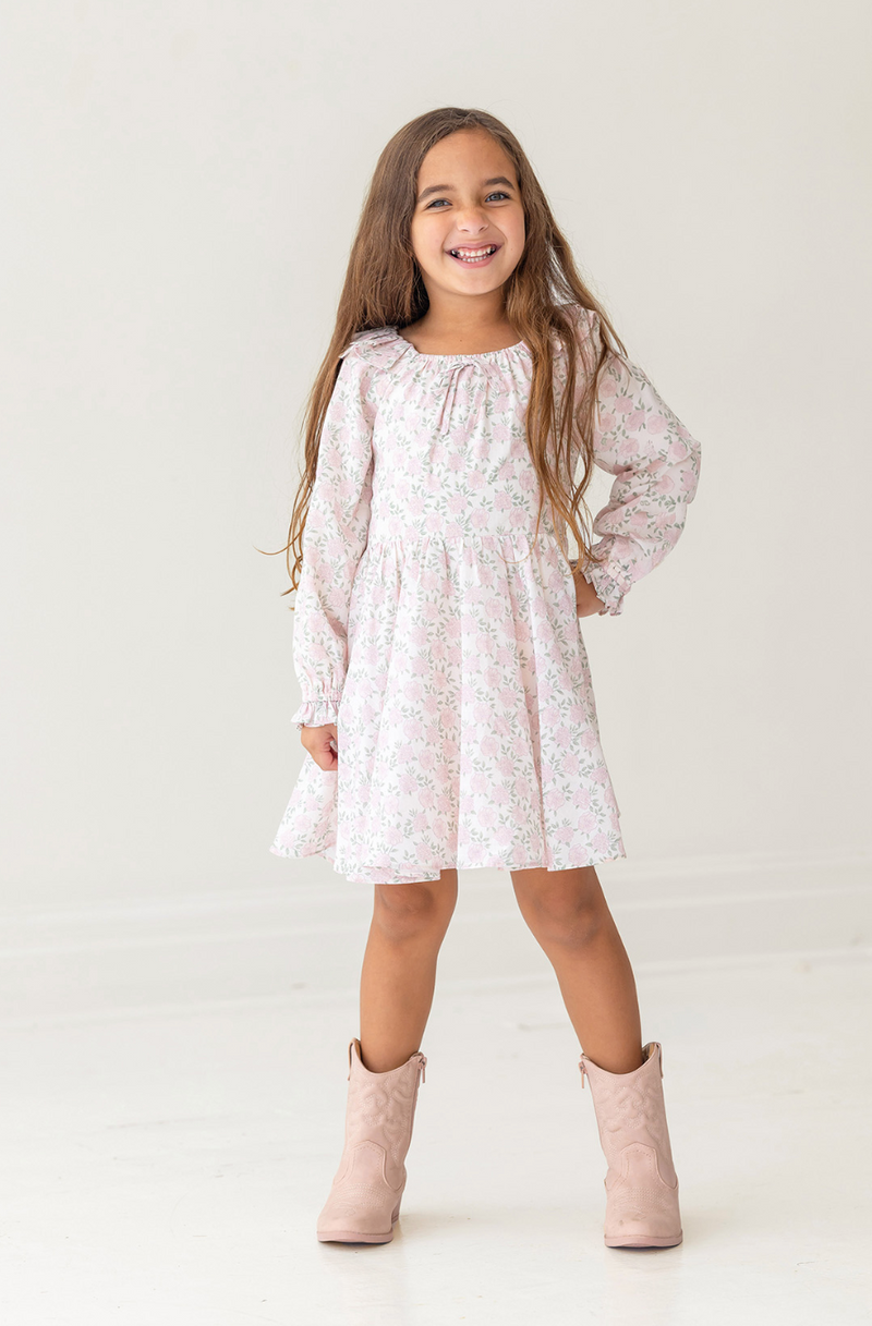 Mabel and Honey Dewy Dress in Rose