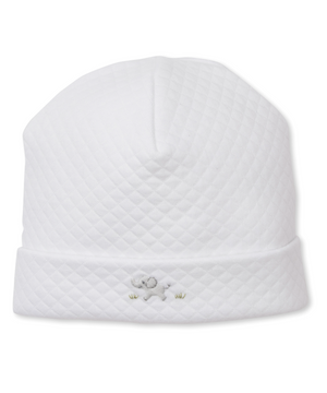 Kissy Kissy Hat in Silver Jacquard Premier Elephant Esprit