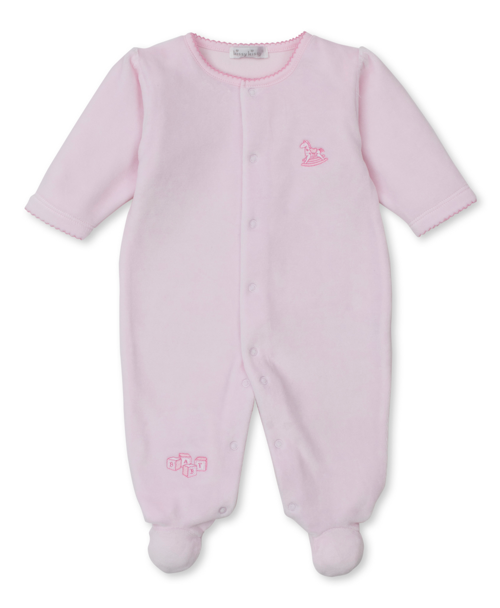 Kissy Kissy Velour Footie in Pink Vintage Toy Treasures