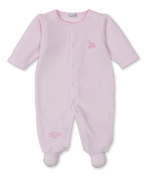 Kissy Kissy Velour Footie in Pink Vintage Toy Treasures