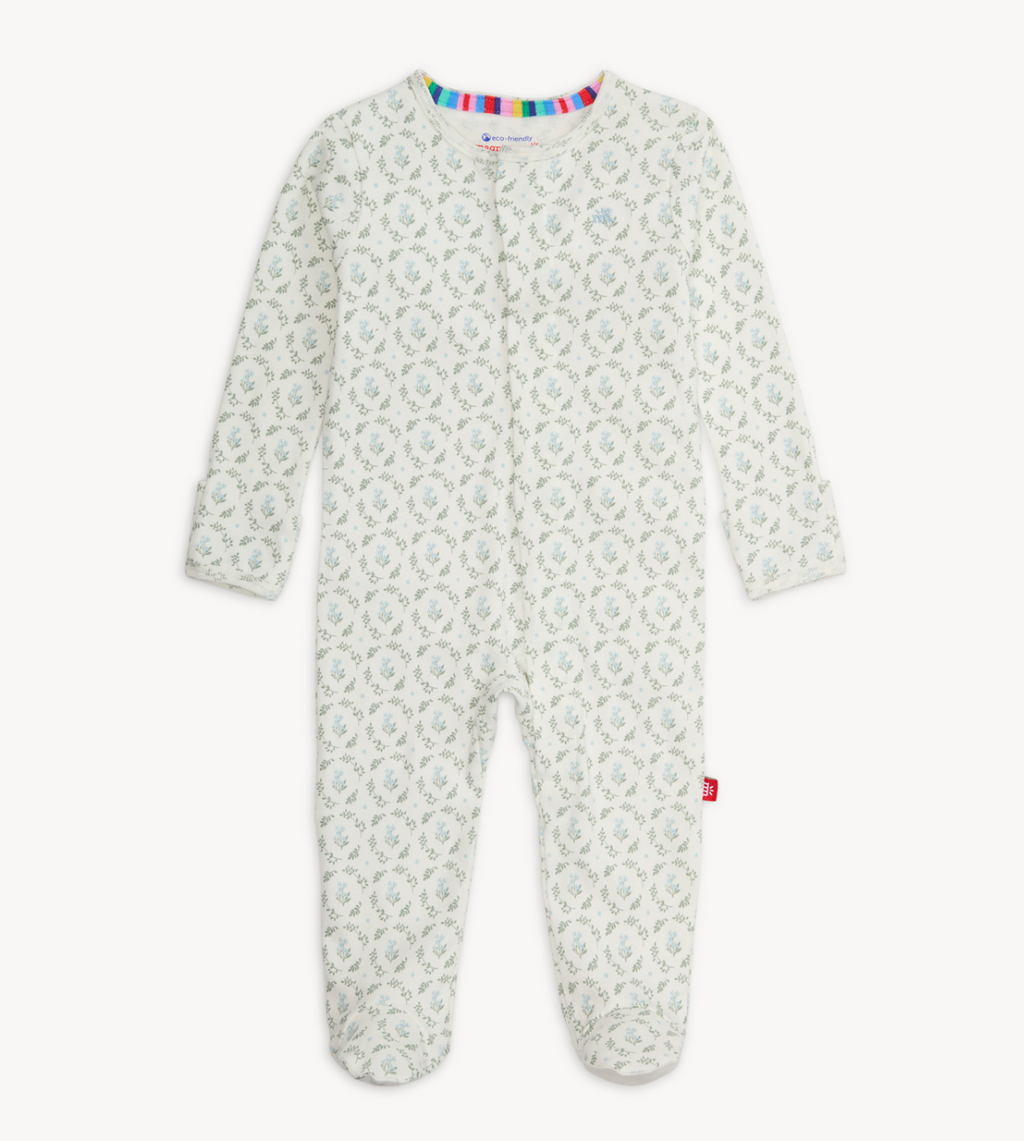Magnetic Me Organic Cotton Footie in Eloise