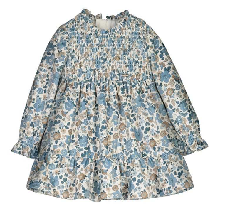 Mayoral Velvet Dress in Bluebell