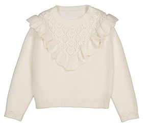 Mayoral Open Knit Sweater in Macchiato