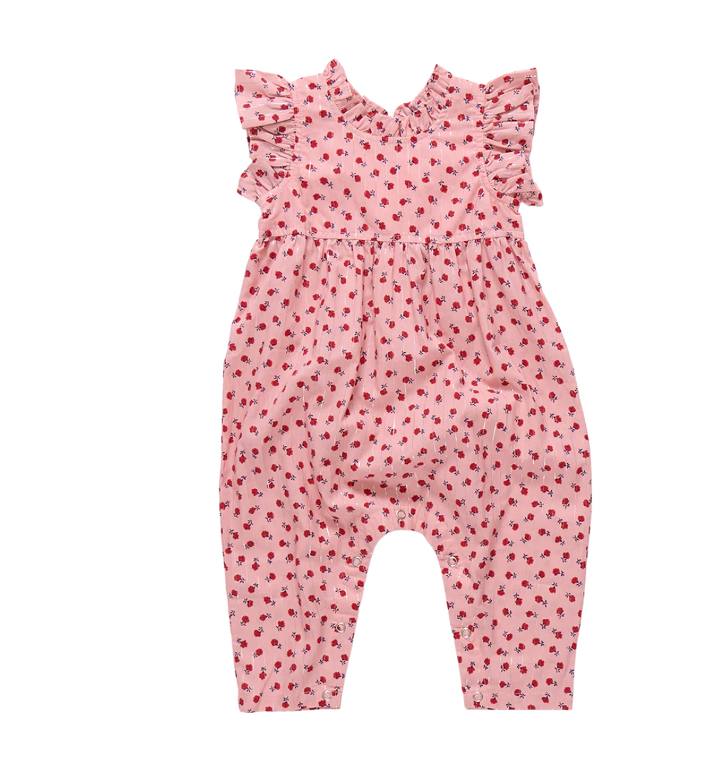 Pink Chicken Baby Jennifer Jumper in Pink Tiny Roses