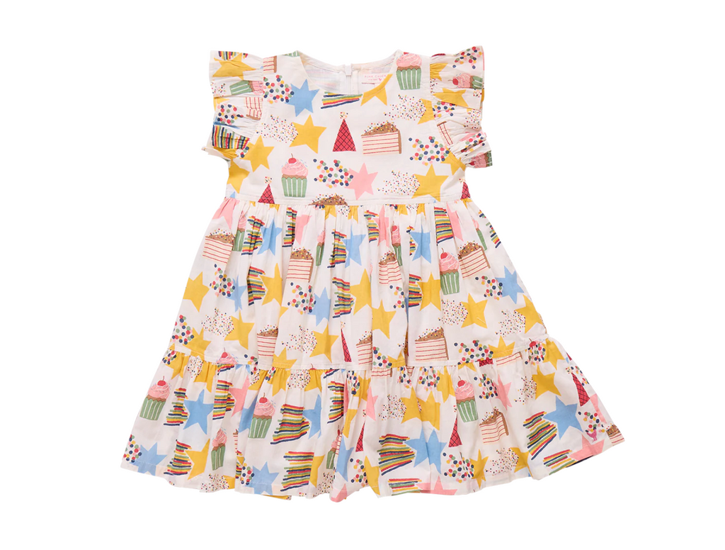 Pink Chicken Jennifer Dress in Birthday Star