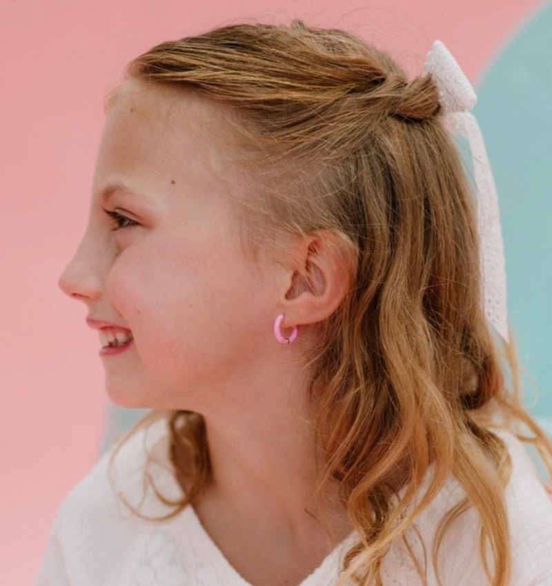 Pierced Co Huggie Earrings-Multiple Colors!