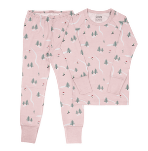 Coccoli Modal Pajama in Pink Ski